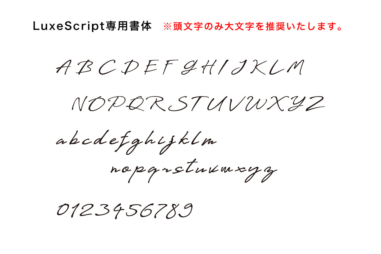 Luxe Script - Stainless Permanent
