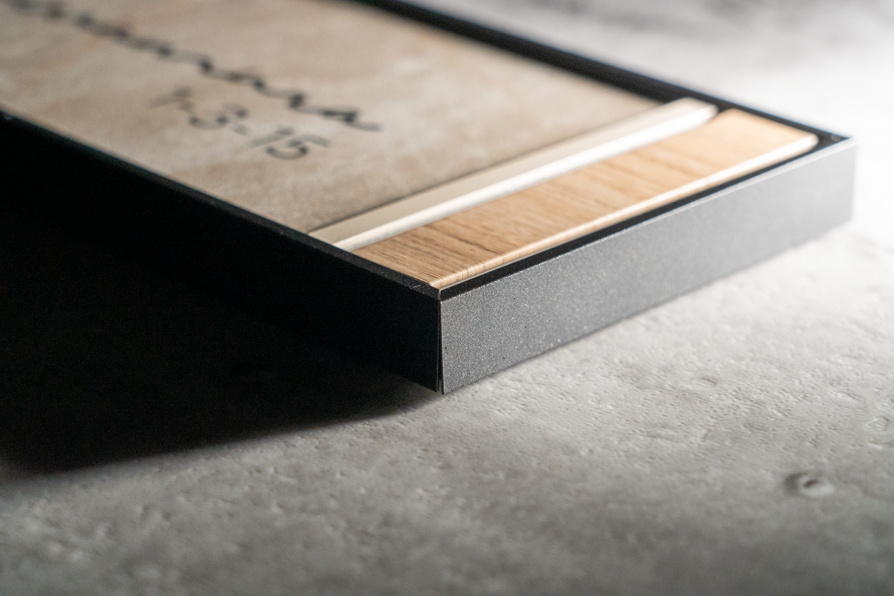 Framework 200×80mm(Sawamura) – ミッドセンチュリー表札 MICS(ミクス) Framework 200×80mm(Sawamura) – ミッドセンチュリー表札 MICS(ミクス)