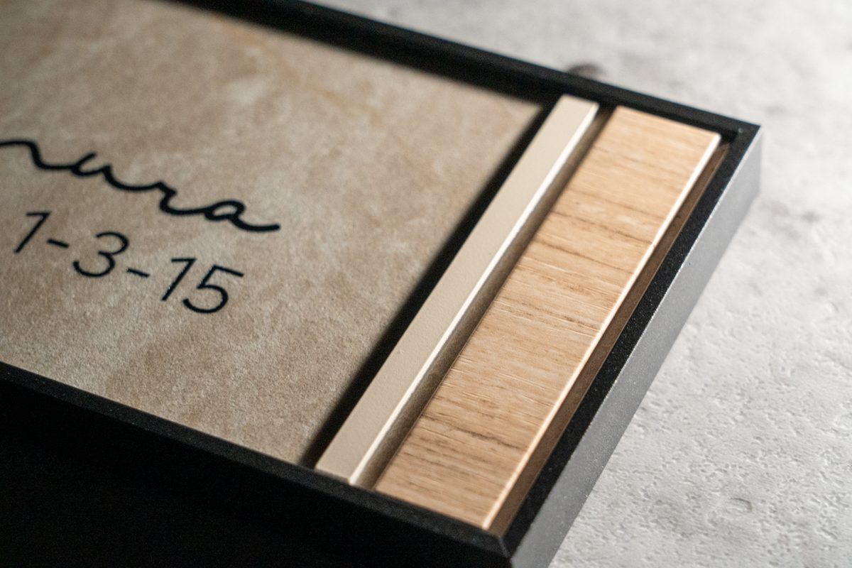 Framework 200×80mm(Sawamura) – ミッドセンチュリー表札 MICS(ミクス)